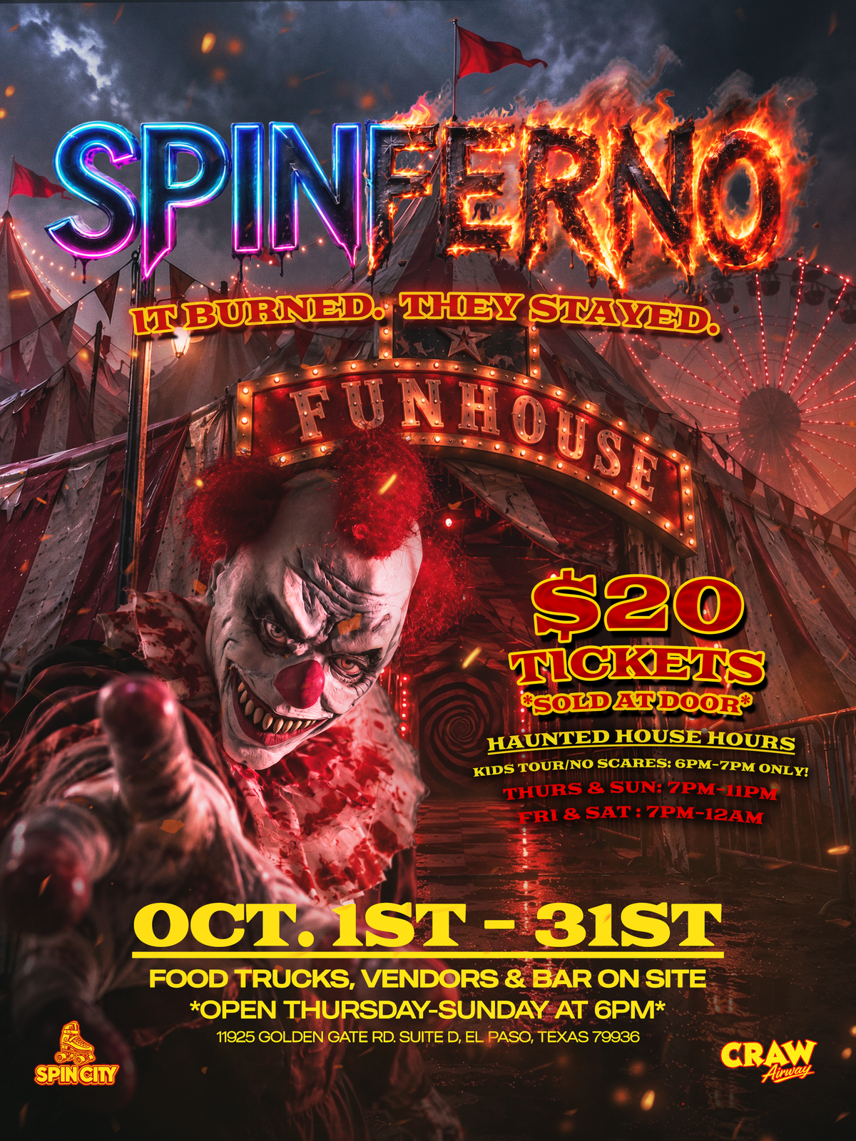 Spinferno Haunted House Market